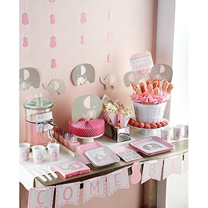 LITTLE PEANUT GIRL LUNCH NAPKINS, 16 PIECES, PINK - Image 2